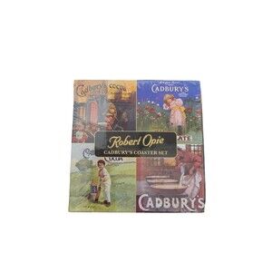 Cadbury's Coasters by Robert Opie Home Decor Multicolor 4x4 Kitchen Dining